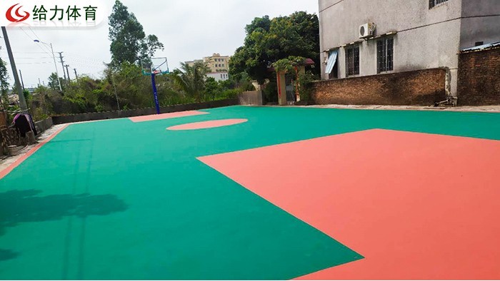 彩色籃球場造價