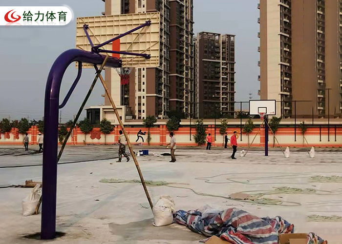 地埋式籃球架